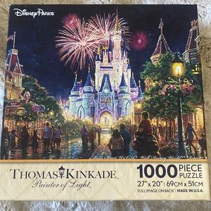 Thomas Kinkade Painter of Light Main Street Disney 1000 Piece Puzzle